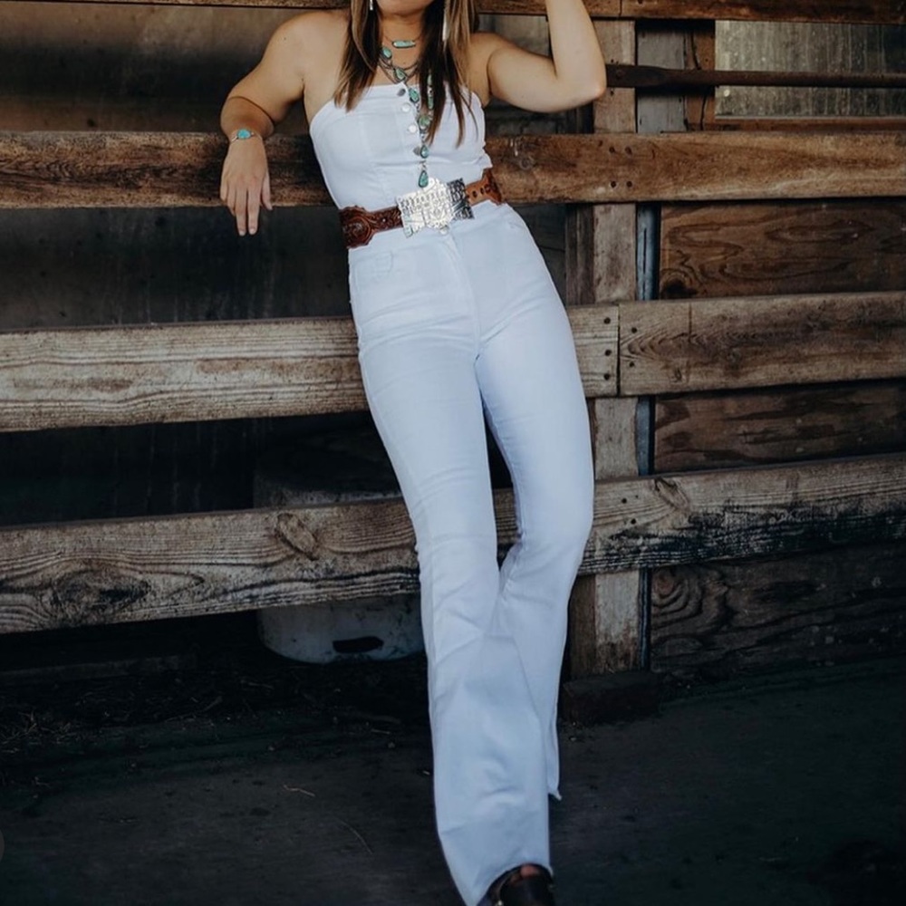 Denim Doozy Boutique Sassy Sue Jumpsuit Bellbottoms